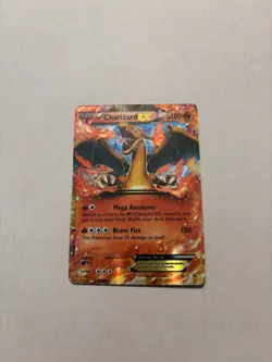 Pokemon TCG Charizard EX XY17 Holo Ultra Rare Black Star Promo Card - Image 1