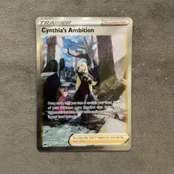 Cynthia’s Ambition GG60/GG70 Galarian Gallery Pokemon Card Crown Zenith NM - Image 1