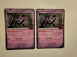 Pokemon Munkidori 2 Cards SV Twilight Masquerade Card 095/167 Cosmos Holo - Image 1