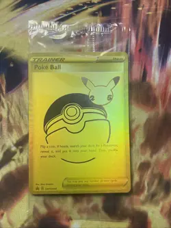 Poke Ball - SWSH146 - SEALED Pokemon Promo Sword & Shield Rare Holo Card NM - Image 1