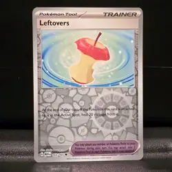 Leftovers 163/165 Pokemon Scarlet & Violet 151 Reverse Holo Uncommon Card NM - Image 1