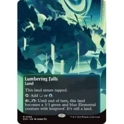 LUMBERING FALLS (069) (BORDERLESS) X4 Edge Of Eternities: Stellar Sights MTG - Image 1