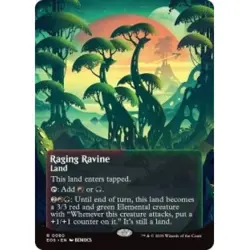 RAGING RAVINE (080) (BORDERLESS) X4 Edge Of Eternities: Stellar Sights Magic MTG - Image 1