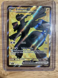 Zekrom ex 158/086 Sv: Black Bolt SIR Holo - Pokemon TCG 2025 - Image 1