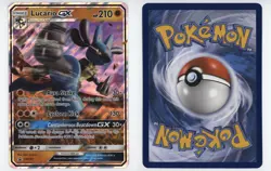 Lucario GX Oversize Pokemon Sun & Moon Black Star Promo #SM100 9et - Image 3
