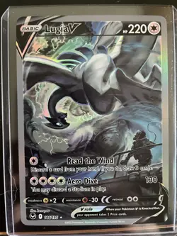 Lugia V 186/195 Alternate Full Art Holo SWSH Silver Tempest POKEMON TCG EN NM/M - Image 1