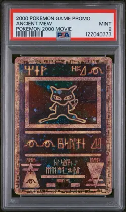 2000 POKEMON GAME MOVIE ANCIENT MEW POKEMON 2000 MOVIE PROMO PSA 9 MINT - Image 1