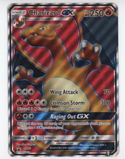 Charizard GX Oversize Pokemon Sun & Moon Black Star Promo #SM60 9et - Image 1