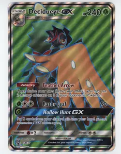 Decidueye GX Oversize Pokemon Sun & Moon Black Star Promo #SM37 9et - Image 1