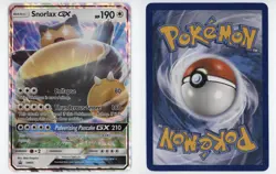 Snorlax GX Oversize Pokemon Sun & Moon Black Star Promo #SM05 9et - Image 3