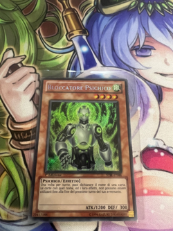 PSI-BLOCKER ITALIAN SECRET RARE STBL-EN086 IT086 LIGHT PLAY YUGIOH - Image 1