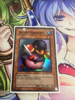 PENGUIN SOLDIER FRENCH SUPER RARE RP01-EN089 FR089 LIGHT PLAY YUGIOH - Image 1