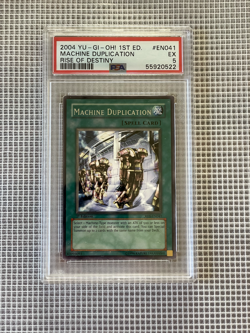 PSA 4 VG-EX 2004 YUGIOH MACHINE DUPLICATION #RDS-EN041 1st EDITION - Image 1