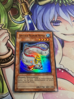 ROYAL SWAMP EEL SUPER RARE FRENCH CRMS-EN086 FR086 LIGHT PLAY YUGIOH - Image 1
