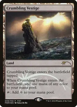 Crumbling Vestige -Foil Medium Play MTG Promos: FNM - Image 1