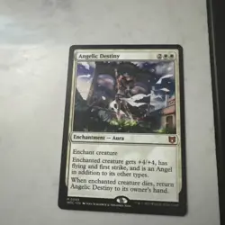 Magic the Gathering MP Angelic Destiny Wilds of Eldraine Commander Card - Image 1