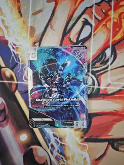 Gundam Aerial Rebuild LR First combat Tournament Winner - Gundam Card Game - Image 1