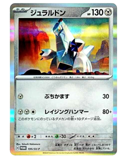 Pokemon Card [ 4 Cards] Meowth Wooper Suicune Duraludon PROMO 192-195/SV-P JAPAN - Image 4