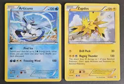 Articuno 16/108 Zapdos 23/108 Regular Pokemon card XY Roaring Skies rare LP - Image 1