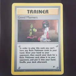 Good Manners 111/132*🔥WELL PLAYED🔥Gym Heroes Pokemon Card TCG - Image 1