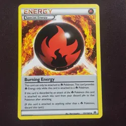 Burning Energy 151/162💎NEAR MINT💎BREAKthrough Pokemon Card TCG - Image 1