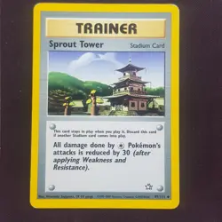 Sprout Tower 97/111⭐VERY GOOD⭐Neo Genesis Pokemon Card TCG - Image 1