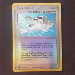 Mr Brineys Compassion 87/97 Reverse HOLO Rare💎NEAR MINT💎EX Dragon Pokemon Card - Image 1