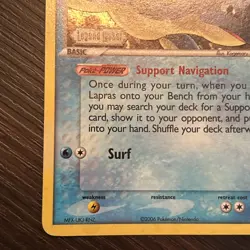 Pokemon TCG Lapras EX Legend Maker Stamped Reverse Holo Card 8/92 NM - Image 3