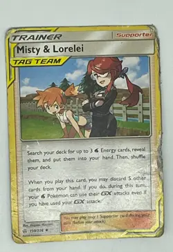 Pokemon Card Cosmic Eclipse Misty & Lorelei 199/236 - Image 4