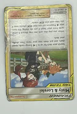 Pokemon Card Cosmic Eclipse Misty & Lorelei 199/236 - Image 5