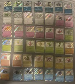 42 Card Baby Pokemon Lot Paldean Fates - NM - Raichu, Scizor, Scyther, Pidgey. - Image 1