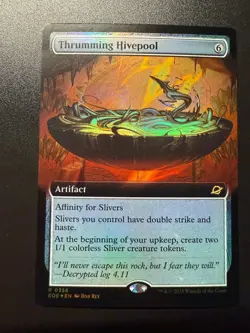 MTG #0356 Thrumming Hivepool (Foil) Edge of Eternities Slivers - Image 1