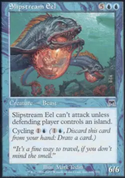 Slipstream Eel -Foil Medium Play MTG Onslaught - Image 1