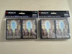 Final Fantasy 100 ULTRA PRO MTG card sleeves magic Crystal Chosen V2 - Image 1