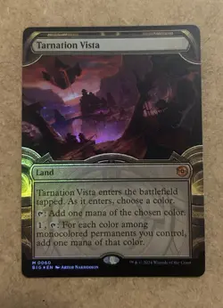 MTG FOIL Tarnation Vista 060 Showcase - The Big Score #060 - Image 1