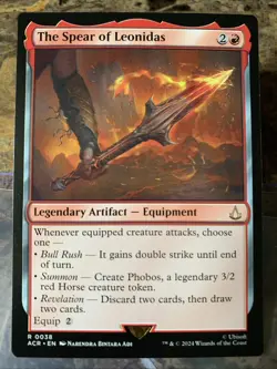 MTG TCG Assassins Creed The Spear of Leonidas 0038 Regular Rare - Image 1