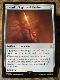 MTG TCG Assassins Creed Sword of Light and Shadow 0100 Regular Mythic - Image 1