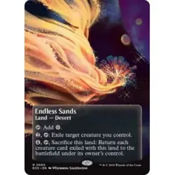 ENDLESS SANDS (060) (BORDERLESS) X4 Edge Of Eternities: Stellar Sights Magic MTG - Image 1