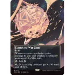 CONTESTED WAR ZONE (053) (BORDERLESS) X4 Edge Of Eternities: Stellar Sights MTG - Image 1