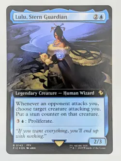 [Foil] Lulu, Stern Guardian (Extended Art) (FIC 0143) Mtg Final Fantasy NM - Image 1