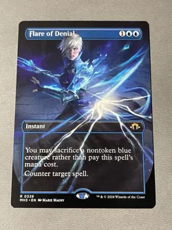 Flare of Denial- Modern Horizons 3 Borderless Regular MTG-NM - Image 1