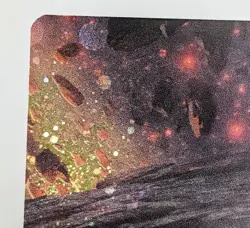[Galaxy Foil] Mountain (0370) (Borderless) Mtg Edge of Eternities NM - Image 2