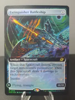 0355 Extinguisher Battleship Extended Art Foil MTG Edge of Eternities - Image 1