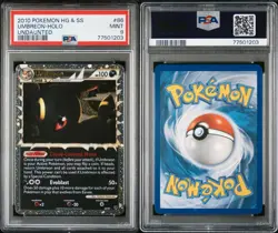 Pokemon Umbreon Prime 86/90 PSA 9 MInt HG SS Undaunted Holo Rare 2010 - Image 3