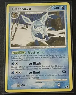 Glaceon 41/111 Platinum Rising Rivals Pokemon Card LP - Image 1