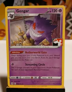Gengar 066/196 Prize Pack Series Pokemon Play! Stamp Promo Mint Condition d - Image 1
