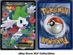 2013 Pokemon, Legendary Treasures, #RC21/RC25 Shaymin EX, Full Art Ultra Rare - Image 1