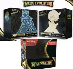 PRESALE: Pokemon Center Mega Evolution ETB Lucario & Gardevoir & Booster Box - Image 1