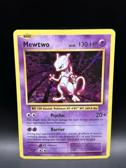 Cracked Ice Holo Mewtwo 51/108 - Pokemon Evolutions Card - MP - Image 1
