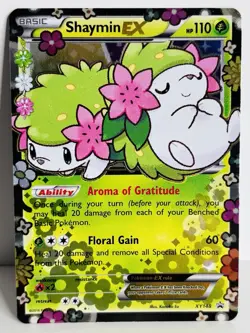 Pokemon Card English Shaymin EX XY148 Black Star Promo 2016 Holo - Image 1